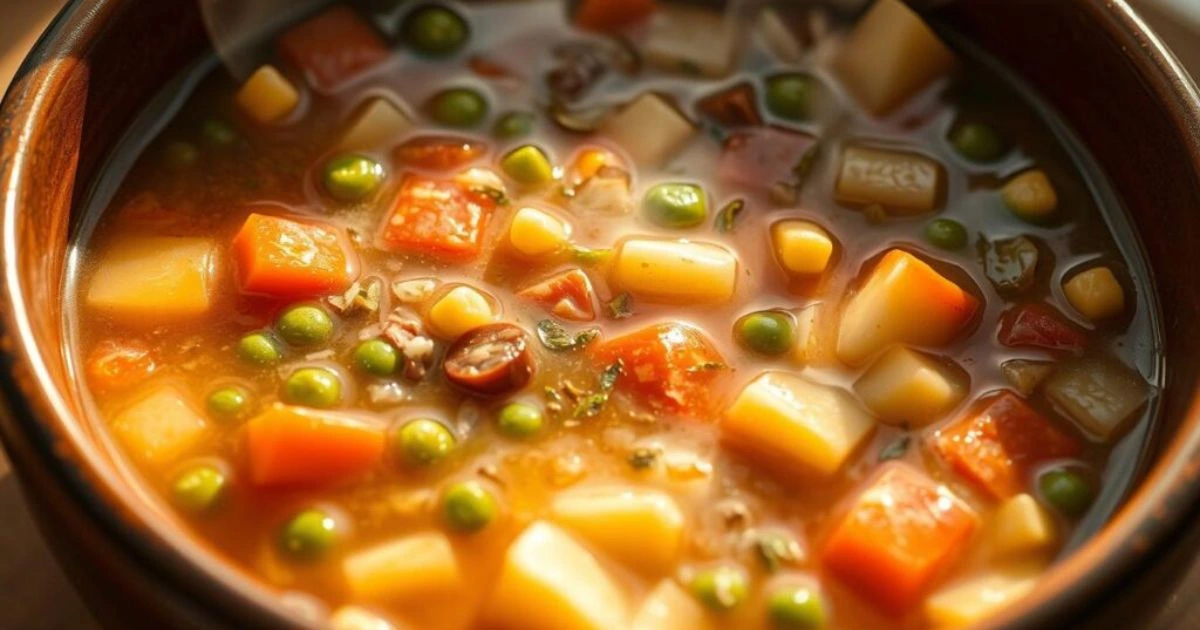 vegetable soup with frozen vegetables