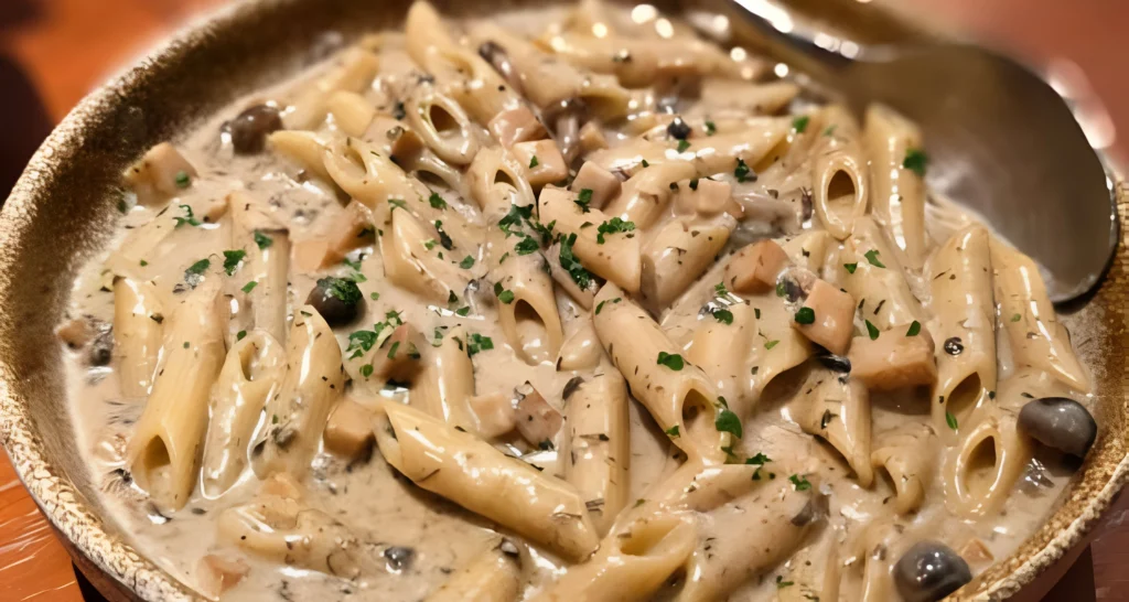 cream of mushroom soup pasta recipe