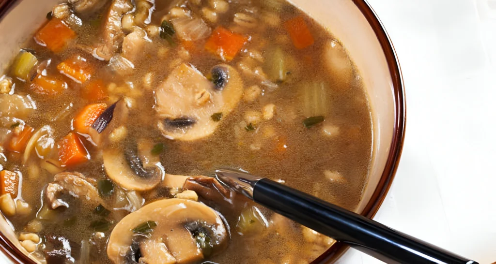 Beef Barley Mushroom Soup