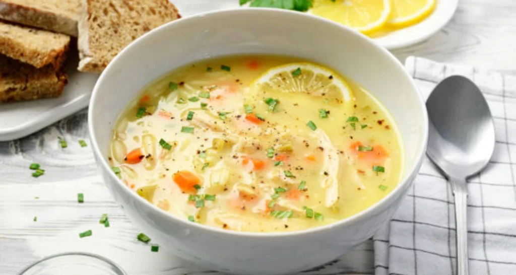 Lemon Orzo Soup