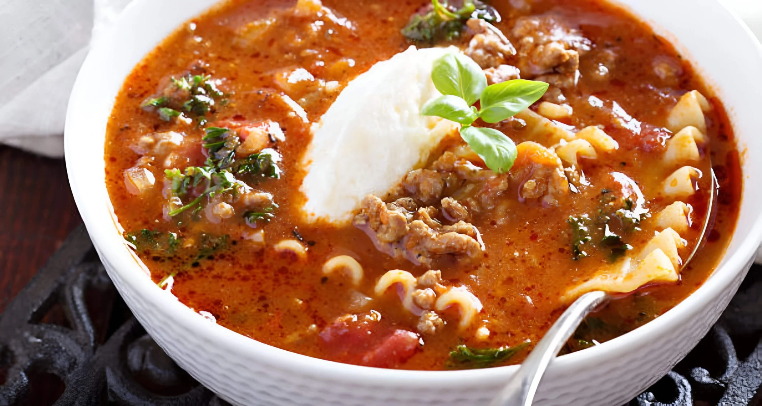 lasagna soup