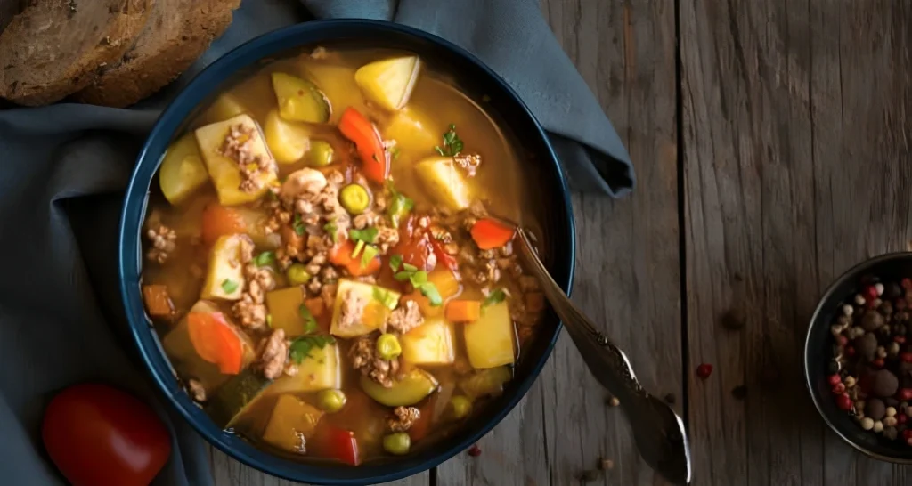 hamburger potato soup