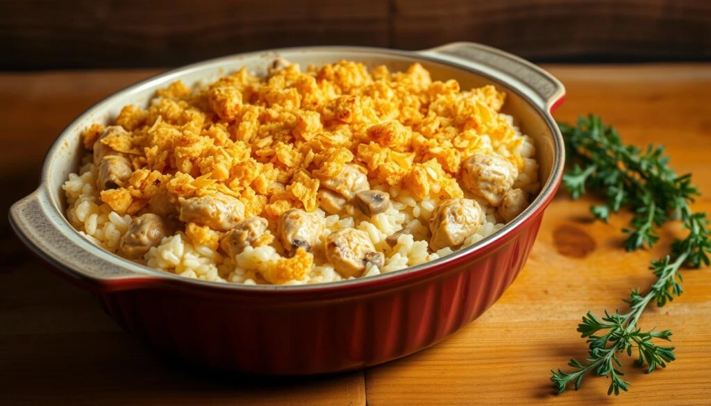 chicken and rice with cream of mushroom soup